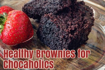 Healthy brownies for chocaholics